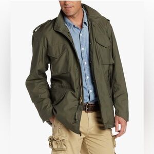 Vtg ‘90 Alpha Industries M-65 Field Jacket Classic Oversized Military Field Coat